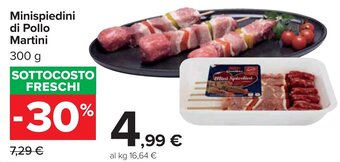 Carrefour Martini Minispiedini di Pollo 300 g offerta