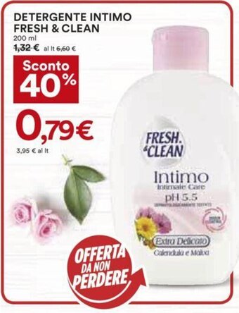 Coop Fresh&Clean Detergente Intimo 200 ml offerta