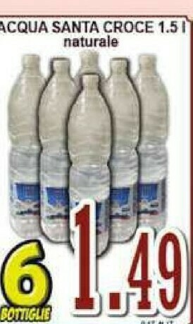 Sacoph Santa Croce - Acqua Minerale Naturale 1500 g(ml) offerta
