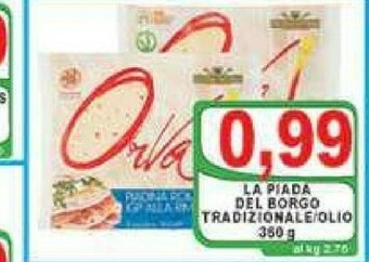 Top Supermercati Del borgo Piadine offerta