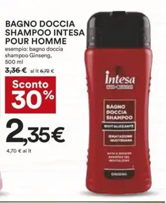 Coop Intesa Bagno Doccia Shampoo Pour Homme 500 ml offerta