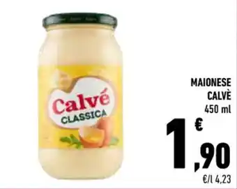Conad Calvè Maionese 450 ml offerta