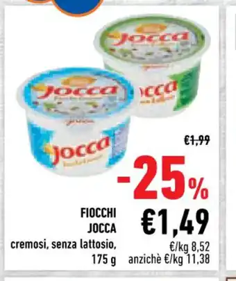 Conad Jocca Fiocchi cremosi, senza lattosio, 175 g offerta