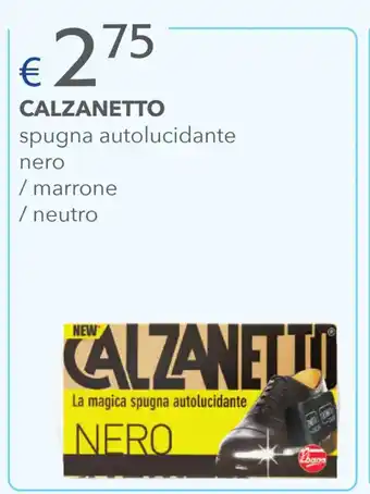 Acqua & Sapone Calzanetto spugna autolucidante nero / marrone/neutro offerta