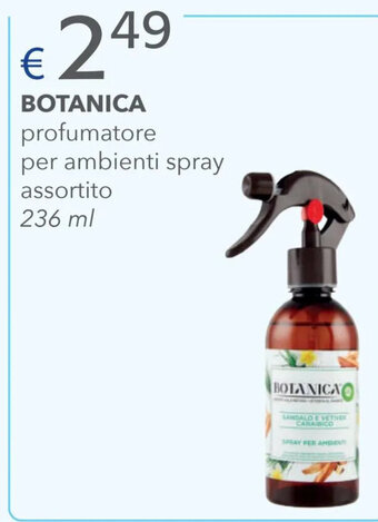 Acqua & Sapone Botanica profumatore per ambienti spray assortito 236 ml offerta