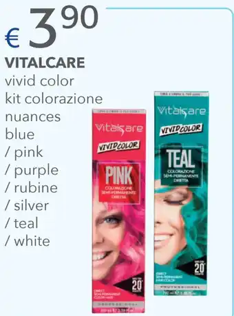Acqua & Sapone Vitalcare Vivid Color Kit Colorazione Nuance offerta