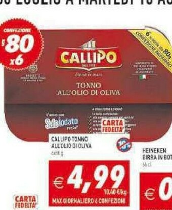 Supermercati Agorà Callipo Tonno offerta