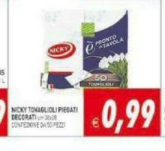 Supermercati Agorà Perla Tovaglioli offerta