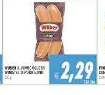 Supermercati Agorà Wuber Wurstel offerta
