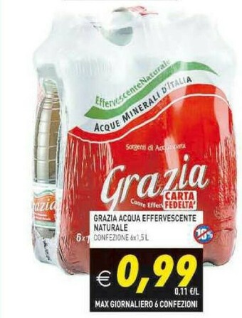 Supermercati Agorà Grazia Acqua offerta