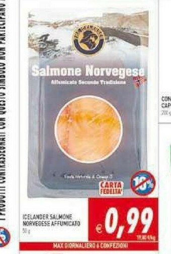 Supermercati Agorà Consilia Salmone affumicato offerta