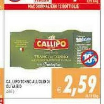 Supermercati Agorà Callipo Tonno offerta