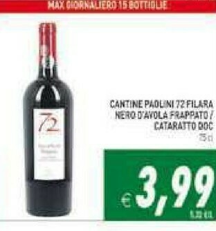 Supermercati Agorà Cantinè Vino offerta