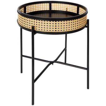 Action Tavolino con rattan intrecciato offerta