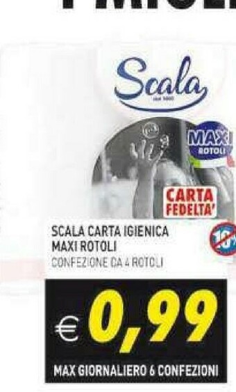 Supermercati Agorà Scala Carta igienica offerta