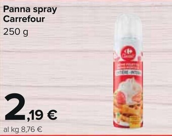 Carrefour Carrefour Panna spray 250 g offerta