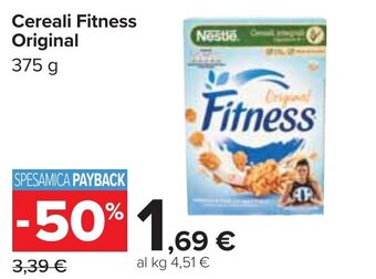 Carrefour Cereali Fitness Original 375 g offerta