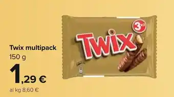 Carrefour Twix multipack 150 g offerta