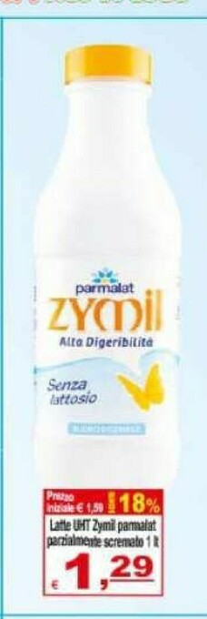 CTS Supermercati Parmalat Latte parzialmente scremato offerta