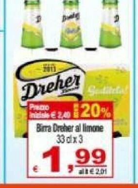 CTS Supermercati Dreher Birra offerta