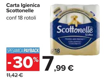 Carrefour Scottonelle Carta Igienica conf 18 rotoli offerta