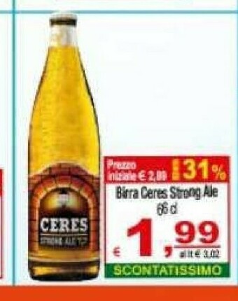 CTS Supermercati Ceres Birra offerta