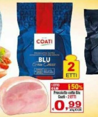 CTS Supermercati Coati Prosciutto cotto offerta