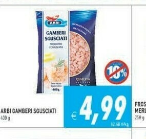 Iperfamily Frosta Gamberi offerta