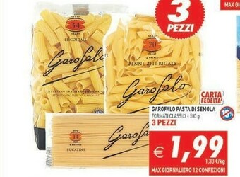 Iperfamily Garofalo Pasta di semola offerta