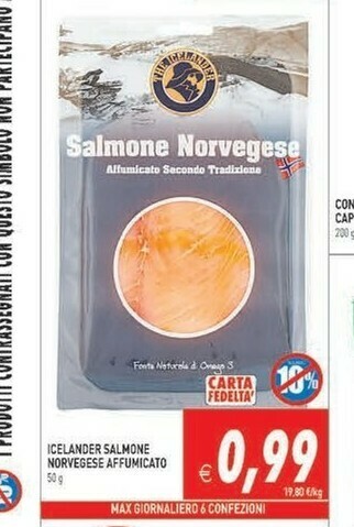 Iperfamily Consilia Salmone affumicato offerta