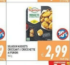 Gros Sojasun Crocchette di pollo offerta