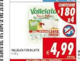 Pim Supermercati Vallelata Mozzarella offerta