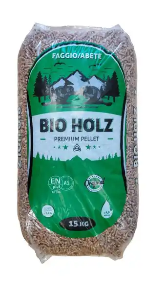 Leroy Merlin Pellet enplus a1 15 kg in abete e faggio offerta