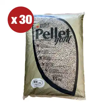 Eurobrico Promo 30 sacchi pellet 100% abete certificato en plus a1 - sacchi da 15 kg. offerta