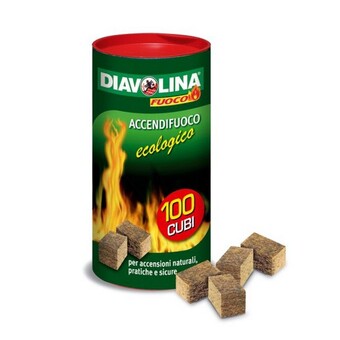 Mondo Brico Diavolina accendifuoco ecologico 100 pezzi offerta