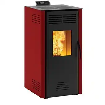 OBI Stufa a pellet lerici 8 kw wi-fi rossa offerta