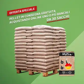 Leroy Merlin Pellet myfire extrawhite enplus a1 30 sacchi da 15 kg in abete offerta