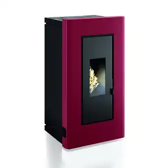 Mondo Brico Stufa pellet canalizzata duke 12kw rossa offerta