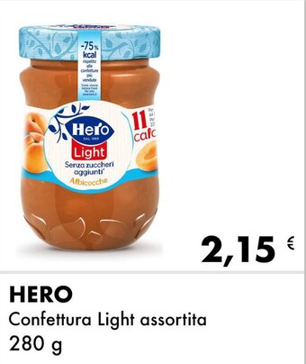 Iper Tosano Hero Confettura Light assortita 280 g offerta