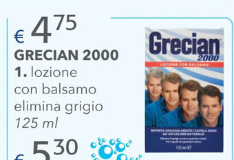Acqua & Sapone Grecian 2000 lozione con balsamo elimina grigio 125 ml offerta