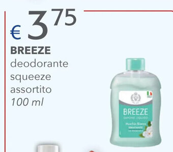 Acqua & Sapone Breeze deodorante squeeze assortito 100 ml offerta