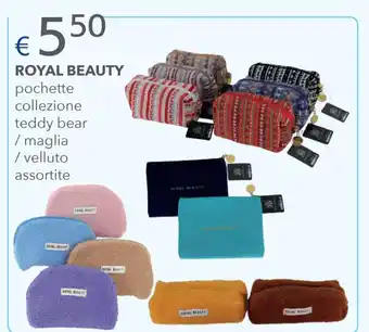 Acqua & Sapone Royal Beauty pochette collezione teddy bear/ maglia / velluto assortite offerta