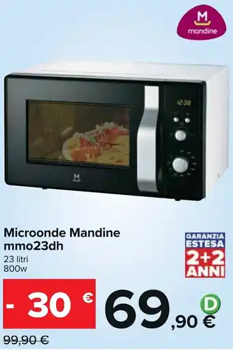 Carrefour Mandine Microonde mmo23dh offerta
