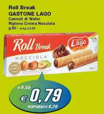 Prix Quality Gastone Lago Roll Break 80g offerta