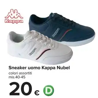 Carrefour Kappa Nubel Sneaker uomo mis. 40-45 offerta