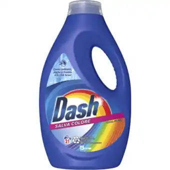 Dash liquido detersivo bucato lavatrice salva colore 21 lavaggi