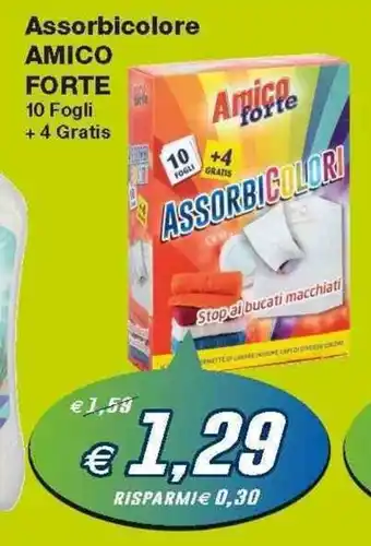 Prix Quality Amico Forte Assorbicolore 10 Fogli + 4 Gratis offerta