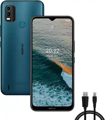Amazon Nokia c21 plus smartphone 4g 32gb, 3gb ram, dual camera 13 mp, display hd+ da 6.5″, android 11 go edition, batteria da 400... offerta