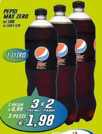 Prix Quality Pepsi Max Zero 1lt. offerta