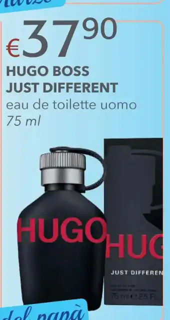 Acqua & Sapone Hugo Boss Just Different eau de toilette uomo 75 ml offerta
